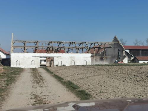 Rückbau eines landwirtschaftlichen Gebäudes